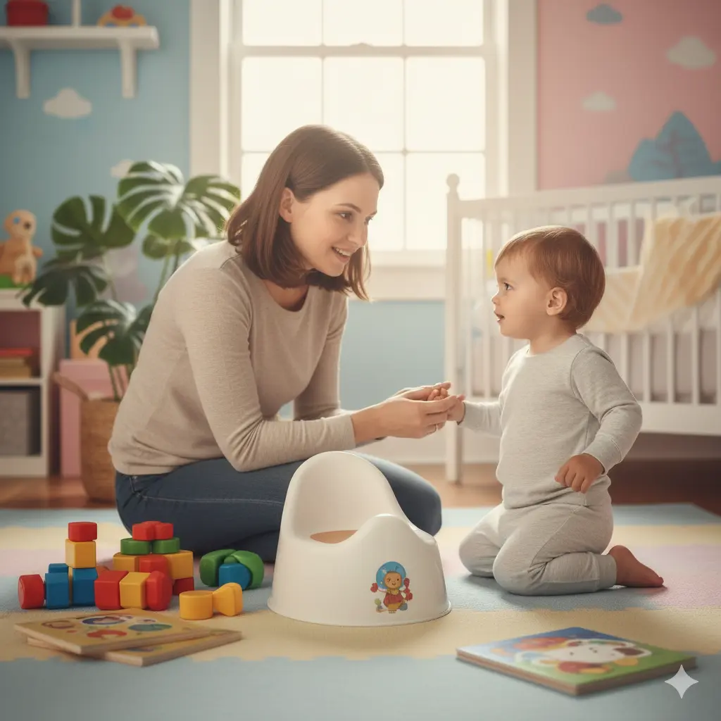 پوشک گرفتن کودک