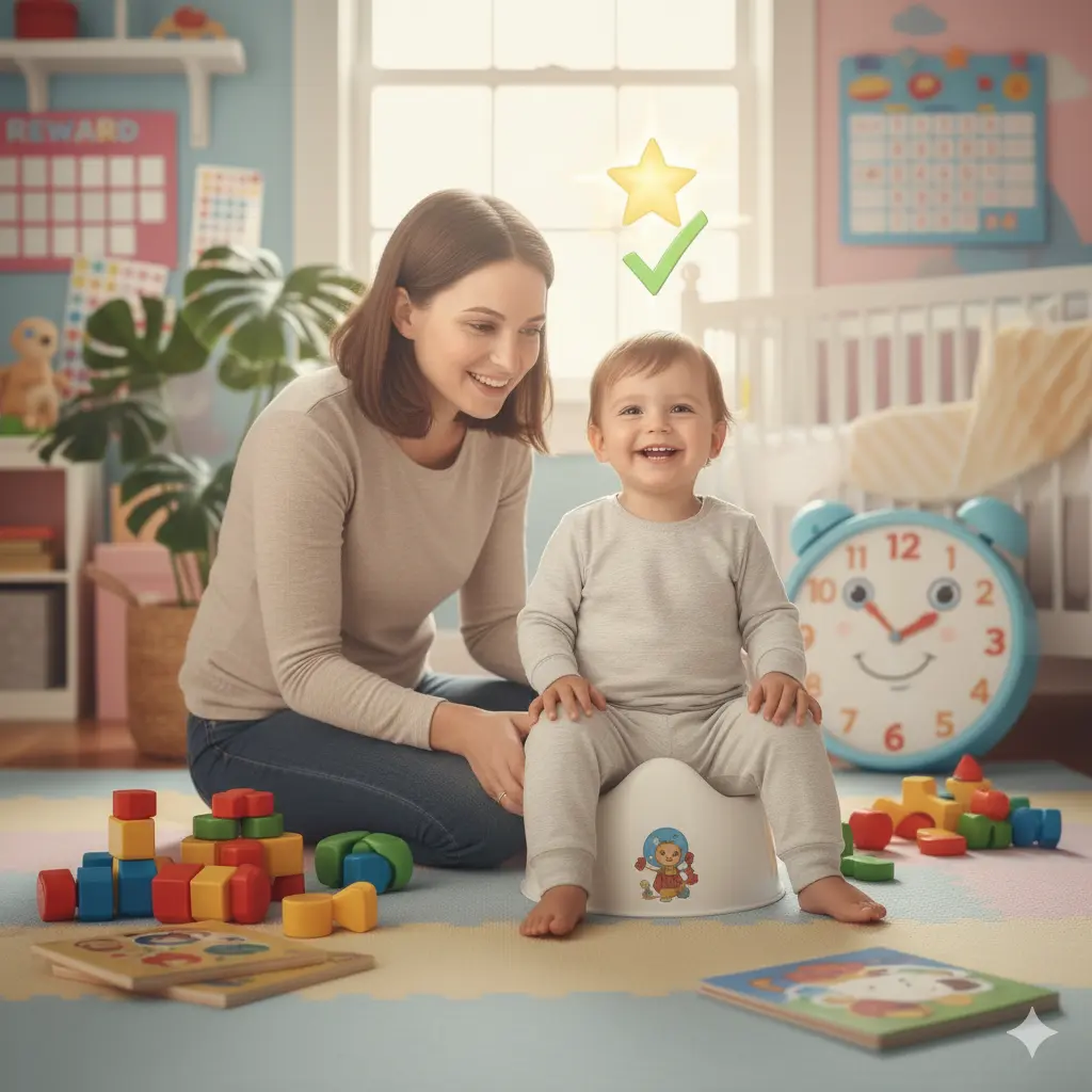 پوشک گرفتن کودک